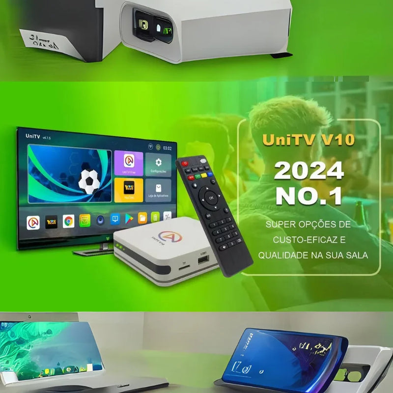 UniTV V10 Conversor Smart TV Box Android 11 WiFi