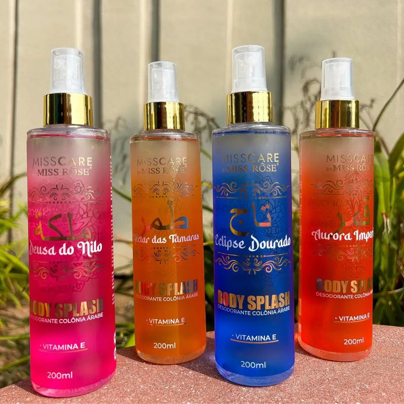 Body Splash Árabe Desodorante Colônia 200ml - Luxo e Sofisticação